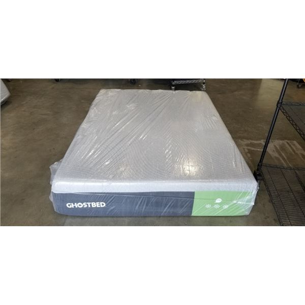 AS NEW GHOST QUEENSIZE GEL COOLED MATTRESS