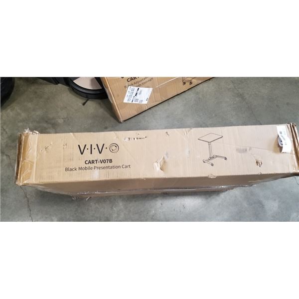 VIVO BLACK MOBILE PRESENTATION CART