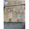 Image 3 : VIVO BLACK ADJUSTABLE PC CART WITH STORAGE AND VIVO SILVER PNEUMATIC ARM TV WALL MOUNT