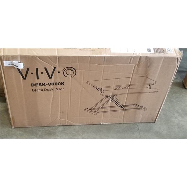 VIVO BLACK DESK RISER