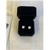 Image 2 : NEW S925 2.0CT EACH MOISSANITE STONE STUD EARRINGS, MOUNTED IN 925 STERLING SILVER W/ WHITE GOLD OVE