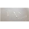 Image 2 : 3 - 925 CHAIN NECKLACES W/ PENDANTS, TANGLED 925 NECKLACE AND BROKEN SILVER TONE CHAIN