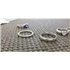 Image 2 : 5 STERLING SILVER 925 RINGS