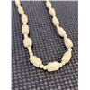 Image 5 : IVORY BEADS NECKLACE AND 3 SEMI PREVIOUS STONE BEADS NECKLACES