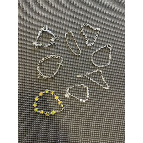 SILVER TONE BRACELETS