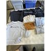Image 1 : TRAY OF WOMENS SHIRTS AND CREW NECK SWEATERS - MOSTLY SIZE MEDIUM, INCLUDING VINTAGE CHAMPION SWEATE