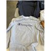 Image 3 : TRAY OF WOMENS SHIRTS AND CREW NECK SWEATERS - MOSTLY SIZE MEDIUM, INCLUDING VINTAGE CHAMPION SWEATE