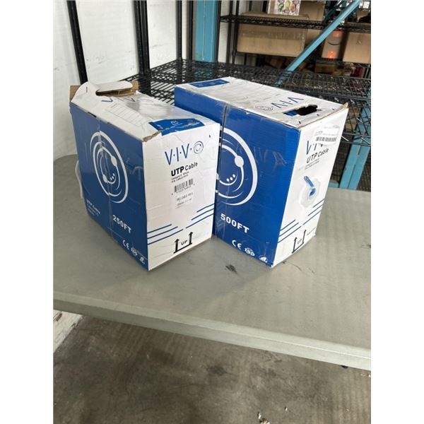 APPROX 750FT VIVO UTP CABLE CAT 6 4 PAIR