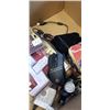 Image 4 : TRAY OF ELECTRONICS INCLUDING 2 STANLE WIRELESS REMOTE SYSTEMS, KLIM MOUSE, HEADLIGHT, SMART AC 100 