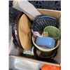 Image 2 : AIR MATTRESS, SLEEPING BAG, SKI GOGGLES, BOX WITH BOWLS ETC