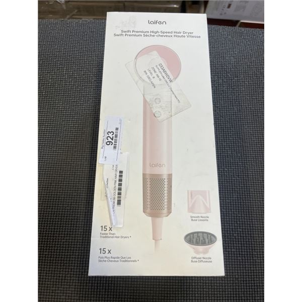 LAIFEN PREMIUM GOLDEN PINK HAIR DRYER - TESTED WORKING, RETAIL $219