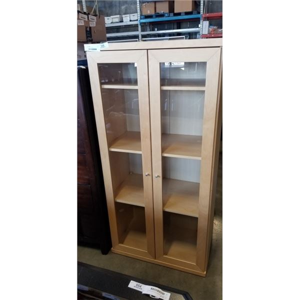 2 DOOR DISPLAY CABINET