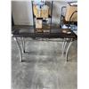 Image 1 : DECORATIVE CONSOLE TABLE WITH METAL FRAME