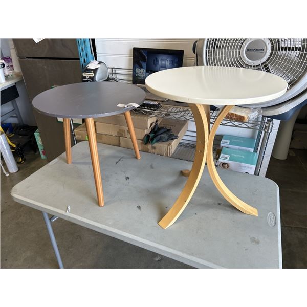 2 IKEA SIDE TABLES