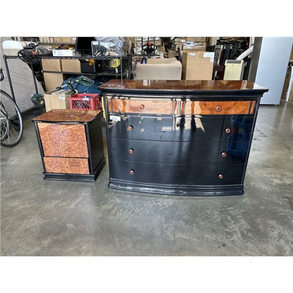 5 DRAWER DRESSER WITH MATCHING NIGHTSTAND
