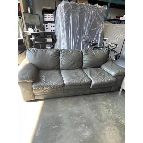 3 SEAT LEATHER SOFA