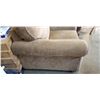 Image 3 : BROWN UPHOLSTERED ARM CHAIR