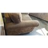 Image 3 : BROWN UPHOLSTERED ARM CHAIR