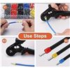 Image 3 : NEW 365 PIECE ELECTRIC CRIMPING SET WITH PLIERS
