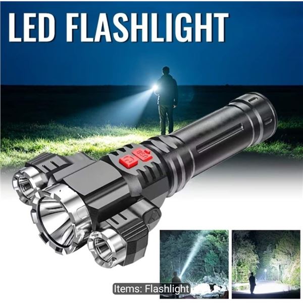 NEW LED HANDHELD FLASHLIGHT USBC RECHARGEABLE