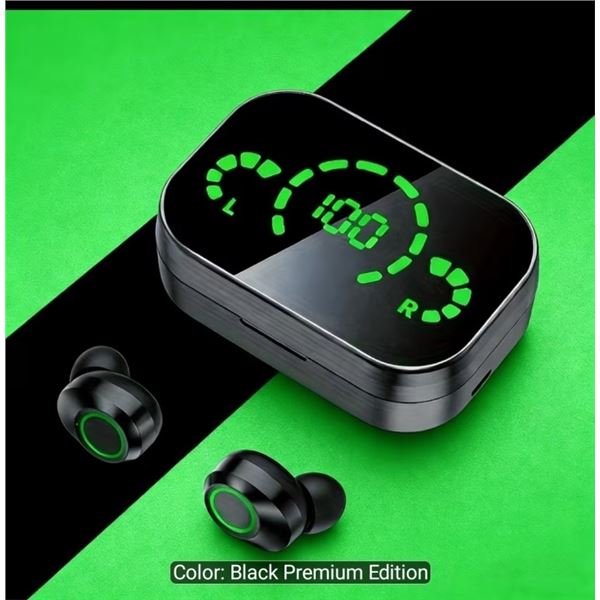 NEW TWS RECHARGABLE EARBUDS WITH LED DISPLAY
