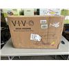 Image 1 : VIVO WHITE COMPACT DESK RISER