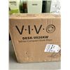 Image 3 : VIVO WHITE COMPACT DESK RISER
