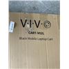 Image 2 : VIVO BLACK MOBILE LAPTOP CART