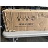 Image 3 : VIVO WHITE ELECTRIC SINGLE MOTOR DESK FRAME