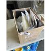 Image 2 : BOX OF SEWING SUPPLIES INCLUDING ZEWEIGART NEEDLEWORK FABRICS, JUBILEE CLOTH