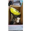 Image 3 : BOX OF ASSORTED ELECTRONICS INCLUDING WII/GAMECUBE CONTROLLER, ROBOT VACUUM, CALCULATOR, CANON ELECT