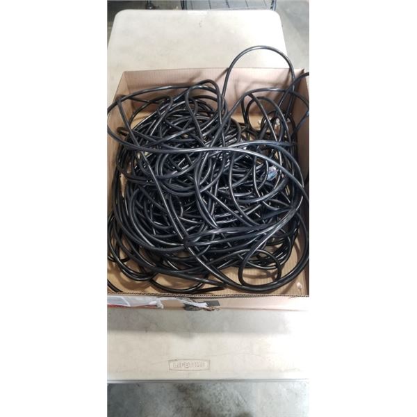 APPROX 200 FEET HEAVY DUTY BLACK EXTENSION CORD. 16AWG/3C