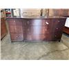 Image 1 : LANE 9 DRAWER DRESSER WITH DARK FINISH