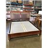 Image 1 : OUTLOOK FURNITURE KINGSIZE BEDFRAME WITH BOXSPRING AND HARDWARE