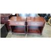 Image 1 : PAIR OF SOLID WOOD NIGHT STANDS