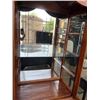 Image 2 : MAHOGANY DISPLAY CABINET WITH GLASS SHELF
