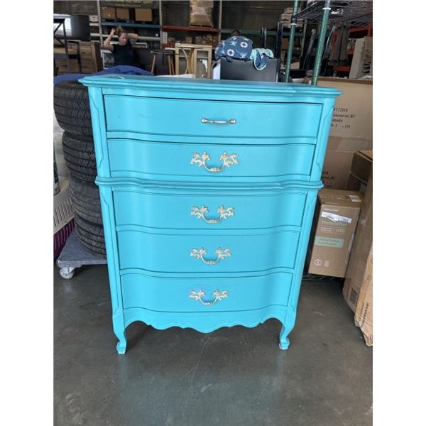 5 DRAWER HIGHBOY DRESSER