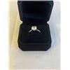 Image 2 : NEW S925 2.0CT SIMULATED DIAMOND (CZ) SOLITAIRE RING, SIZE 7 MOUNTED IN 925 STERLING SILVER W/ WHITE