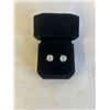 Image 1 : NEW S925 3.0CT EACH SIMULATED DIAMOND (CZ) STUD EARRINGS, MOUNTED IN 925 STERLING SILVER W/ WHITE GO