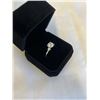 Image 3 : NEW S925 1.5CT MOISSANITE STONE TWIST RING, SIZE 7 MOUNTED IN 925 STERLING SILVER W/ WHITE GOLD OVER