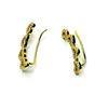 Image 4 : GOLD PLATED STERLING SILVER CZ EARRINGS, W/A $400.00.
