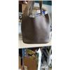 Image 2 : LEATHER TOTE BAG STAMPED HERMES
