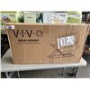 Image 1 : VIVO RECLAIMED WOOD/BLACK DESK RISER