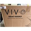 Image 3 : VIVO RECLAIMED WOOD/BLACK DESK RISER