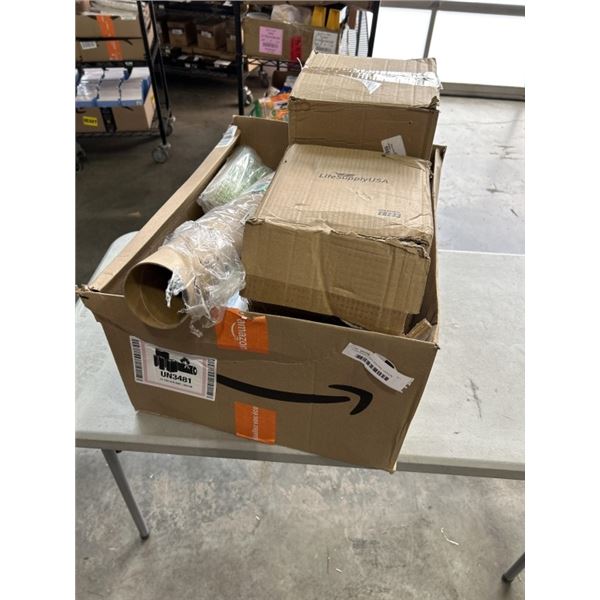 2 LIFE SUPPLY USA CENTRAL VACUUM BOAT LIFT 3 STAGE MOTOR AND 2 AERAPURE FILTER BAGS AND AIR FILTERS