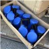 Image 1 : BOX OF 10 NEW WESTWARD 2 QUART BATTERY/GOLF CART FILLER JUGS WITH AUTOMATIC SHUTOFF NON-DRIP SPOUT