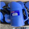 Image 2 : BOX OF 10 NEW WESTWARD 2 QUART BATTERY/GOLF CART FILLER JUGS WITH AUTOMATIC SHUTOFF NON-DRIP SPOUT