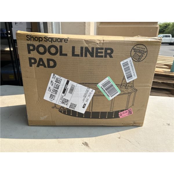 SHOP SQUARE 15' ROUND POOL LINER PAD