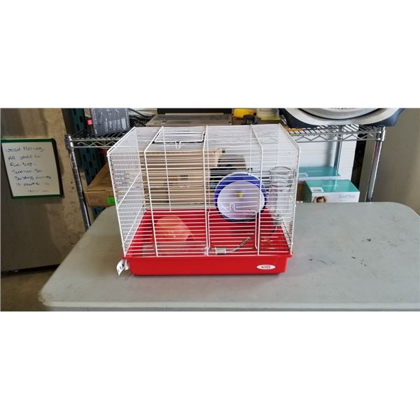 HAMSTER CAGE WITH CONTENTS