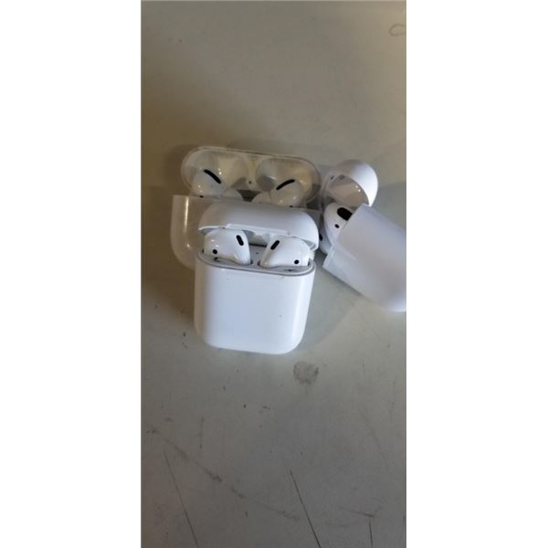 3 PAIR OF LOST PROPERTY AIRPODS UNKOWN CONDITION
